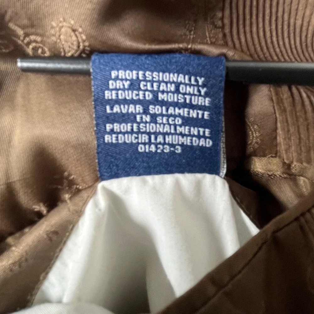 Stafford Blazer Brown Mens 54PT REG Corduroy Elbow Patches Good